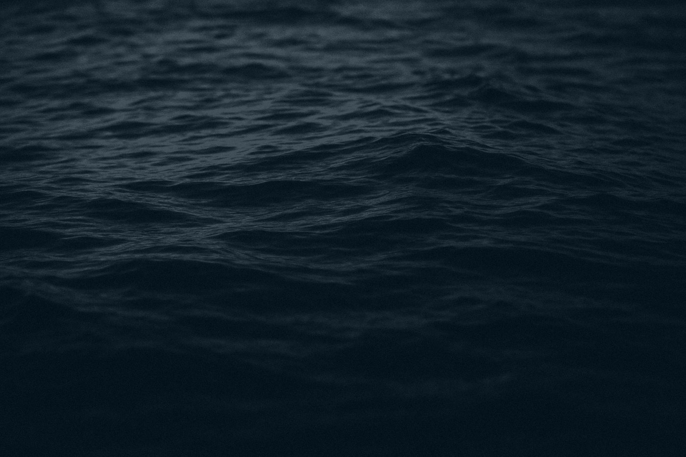 The ocean surface at first light